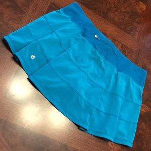Lululemon Green Pace Rival Skirt